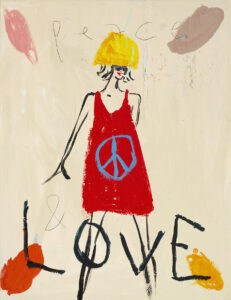Alran Vincent Peace-and-Love cm 50x65